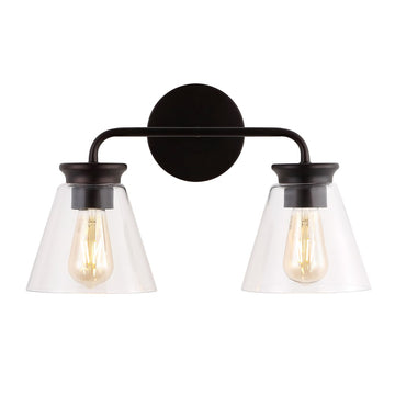 Kondo Modern Farmhouse Iron LED Vanity - JONATHAN Y
